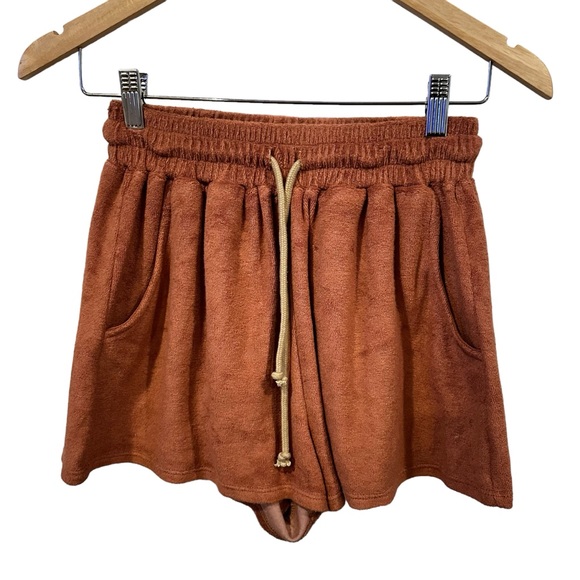 House of Harlow 1960 Pants - house of harlow terry towel shorts terracotta supima cotton boho beach revolve